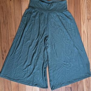 Olive Green Mexicali Blues Wide-Leg Pants